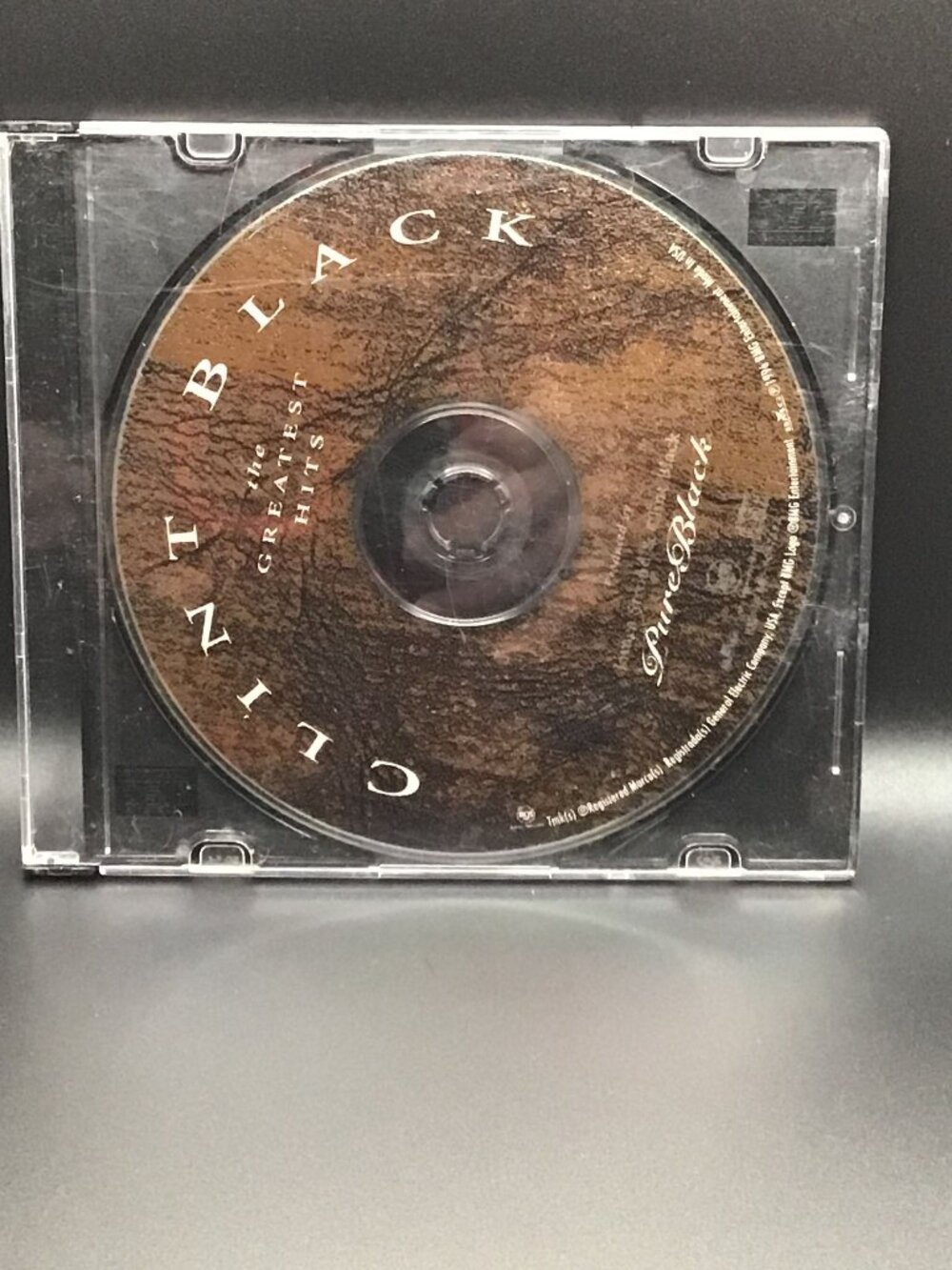 Clint Black The Greatest Hits CD - Pure Black - RCA 1996 CD Only Slim Jewel Case